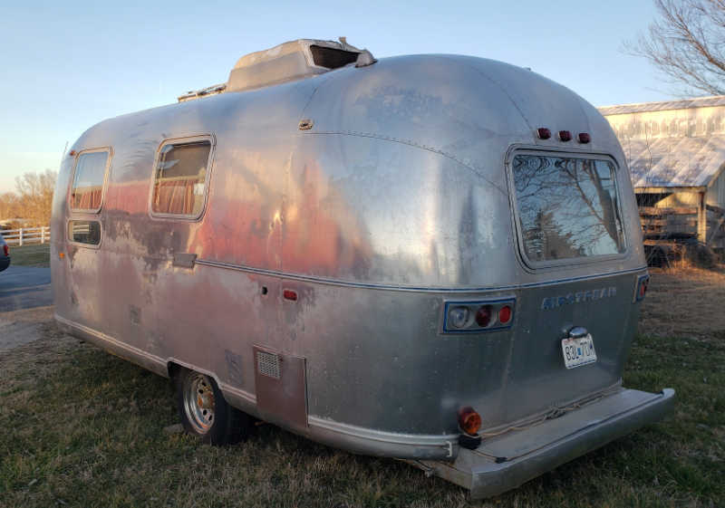 Rear three-quarter, as found.